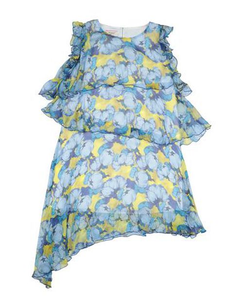 Kid Girl Kids' dress Blue Size 14 Viscose