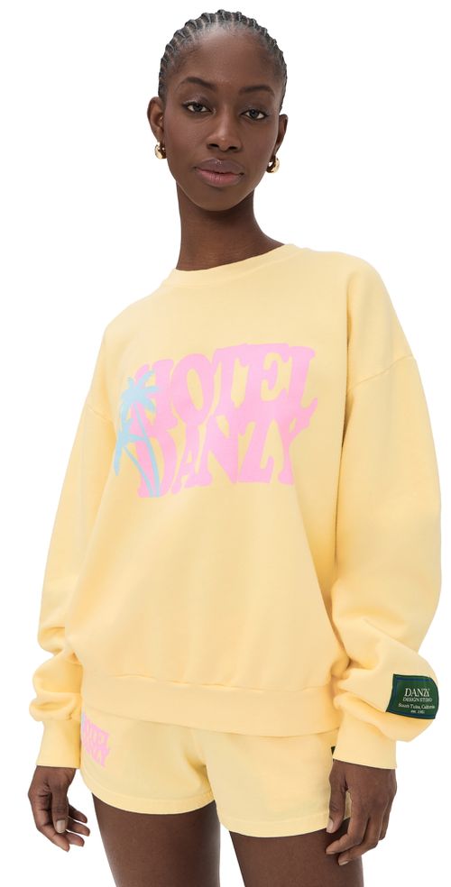 Hotel Crew Sweatshirt Yellow