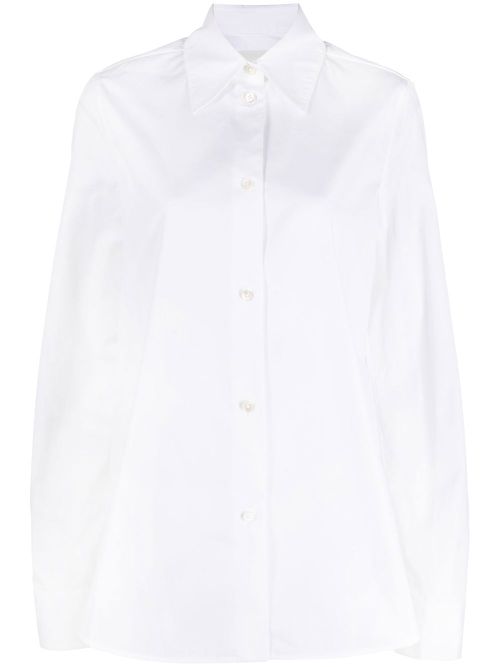 Classic tailored long-sleeve shirt - White