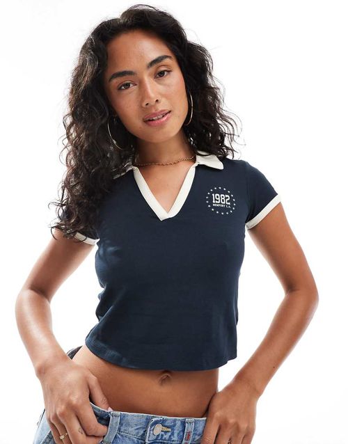 Sports jersey in oxford blue