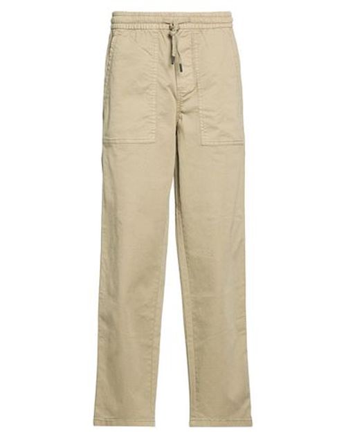 Man Pants Military green Size M Cotton, Elastane