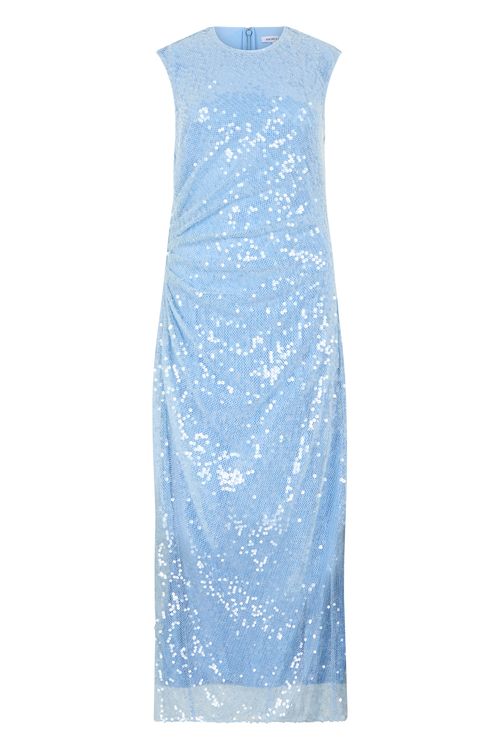 Fitted Midi Dress with Sequins