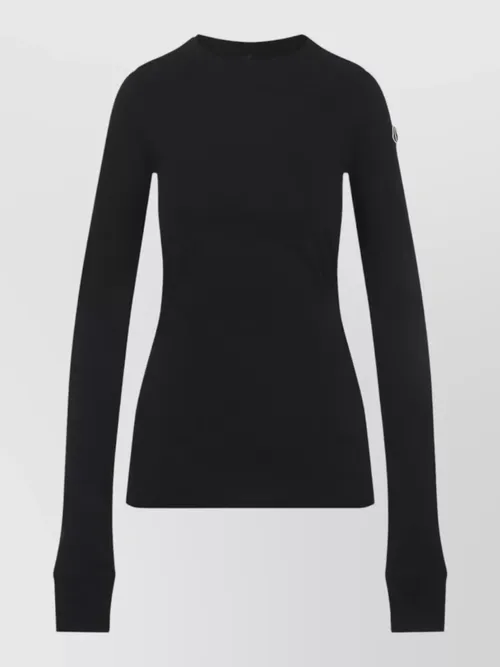 Moncler - rick owens girder long sleeve jersey top