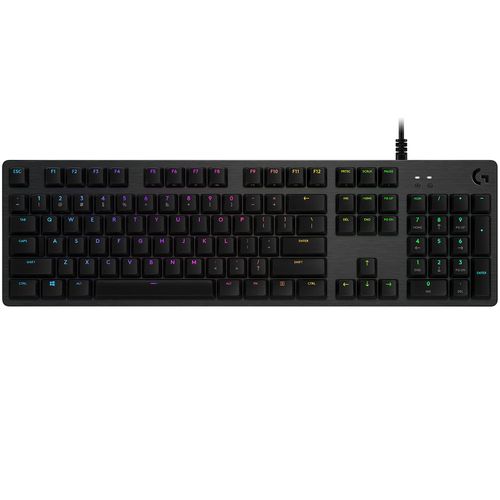 G512 CARBON LIGHTSYNC RGB Mechanical Gaming Keyboard with GX Brown switches