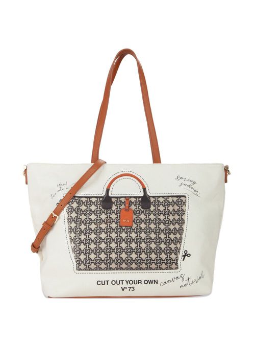 V°73 Future tote bag - White