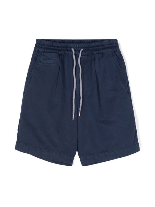 Drawstring-fastening shorts - Blue