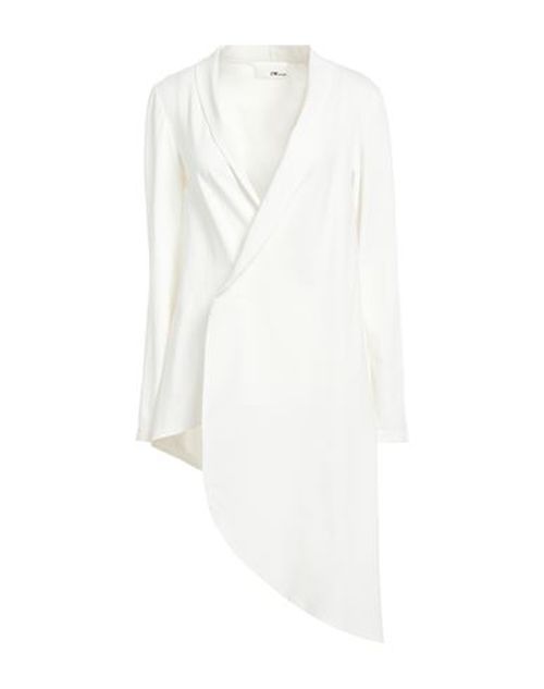 Woman Jacket White Size XS Cotton, Nylon, Elastane
