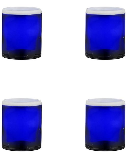 Set Of 4 Leon Mexican Glassware Dofs