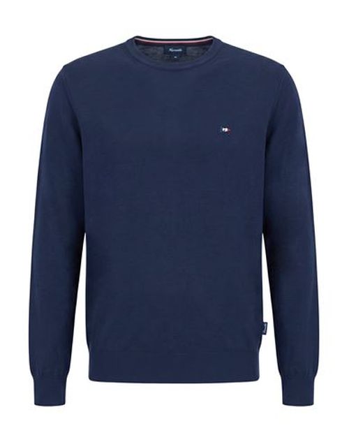 Façonnable Man Sweater Navy Size 3XL Cotton