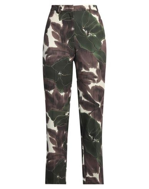 Malìparmi Woman Pants Dark green Size 6 Polyester, Elastane