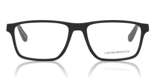 Emporio Armani EA3233 5088 Men's Glasses Blue Size 56 - Free Lenses - HSA/FSA Insurance - Blue Light Block Available