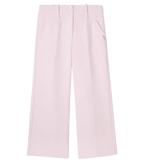 Logo wide-leg pants