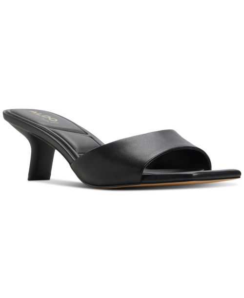 Women's Enchanting Slip-On Dress Sandals - Black