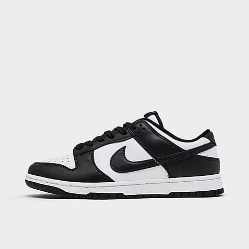 Men's Dunk Low Retro Casual Shoes in Black/White