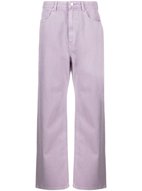 Mid-rise bootcut jeans - Purple