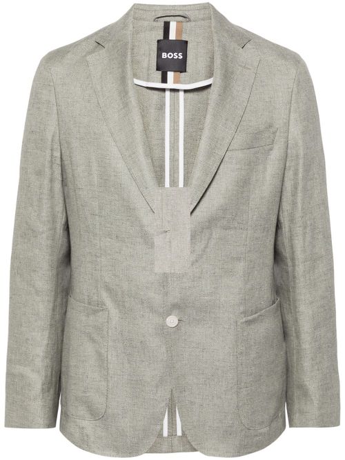 Single-breasted blazer - Green