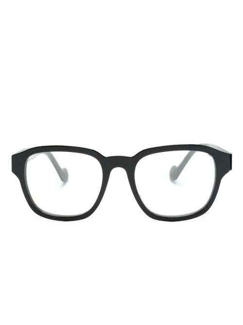 Square-frame glasses - Black