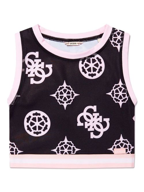 4G logo tank top - Black