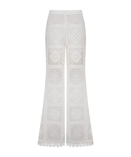 Aster Embroidered Lace Pants