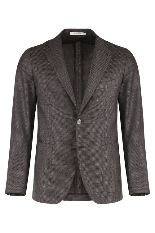 Single-Breasted Wool Jacket