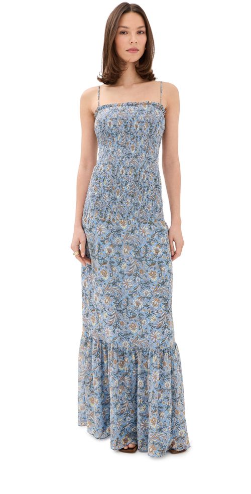 Clem Dress Blue Jay Multi