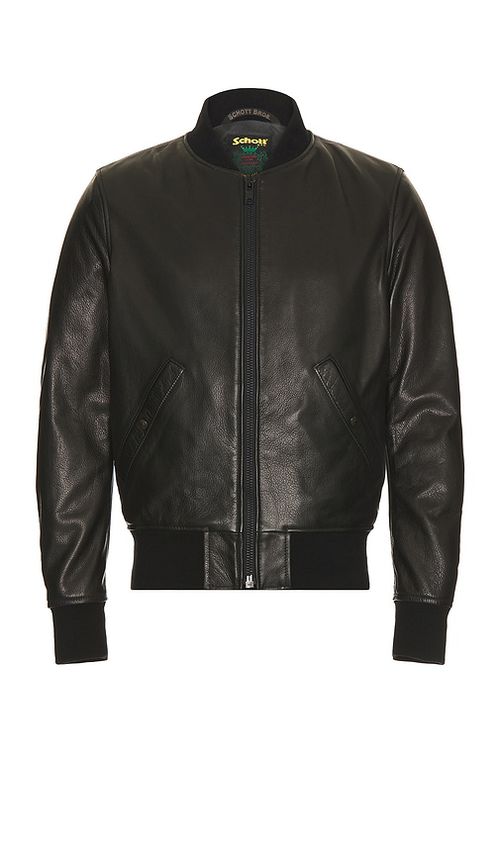 Schott Lightweight Bomber Jacket in Black. XL/1X also in