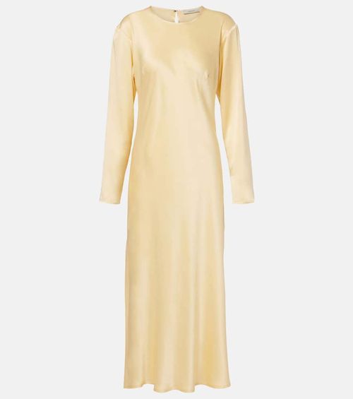 Salina silk charmeuse midi dress