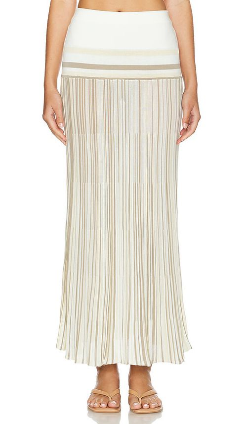 FAITHFULL THE BRAND JUPE CITARA en White.  L. Also en