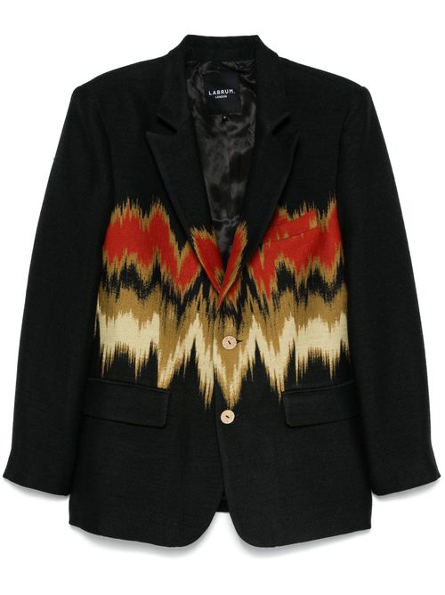 Blurred blazer - Black