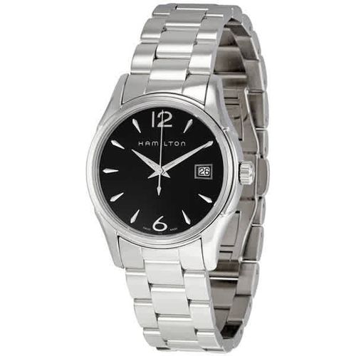 Jazzmaster Black Dial Stainless Steel Ladies Watch H32351135