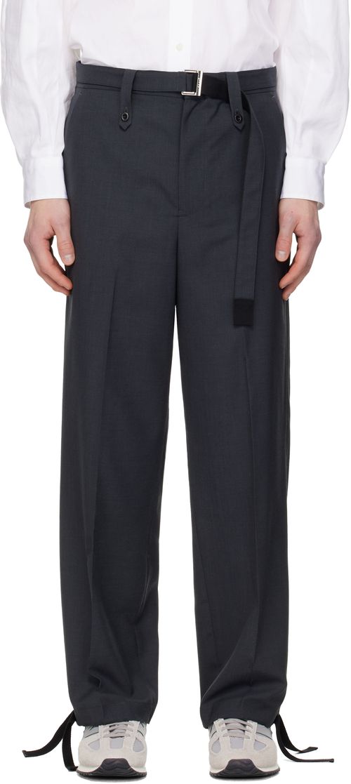 Gray Suiting Trousers