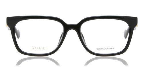 Gucci GG1537OK Asian Fit Women's Glasses, Black, Size 55