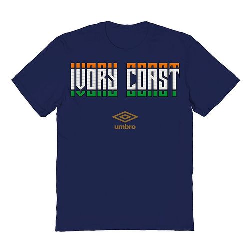 Men's Umbro Ivory Coast Country tack Graphic Tee, ize: mall, Blue