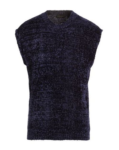 Man Sweater Navy Size 38 Cotton