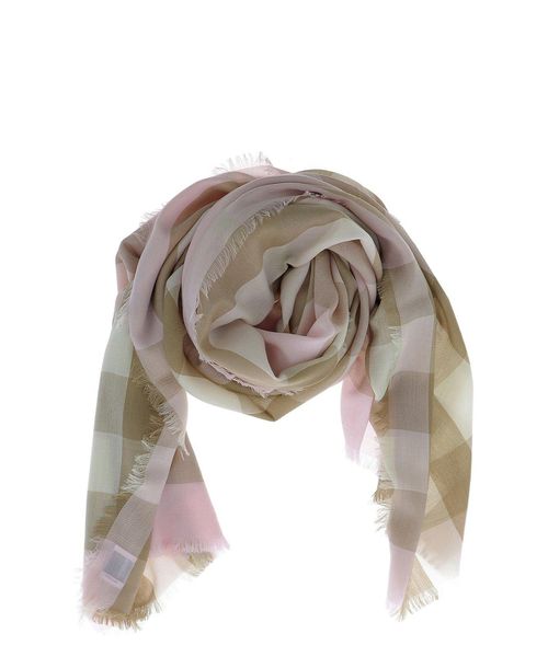 Lightweight Checked Scarf