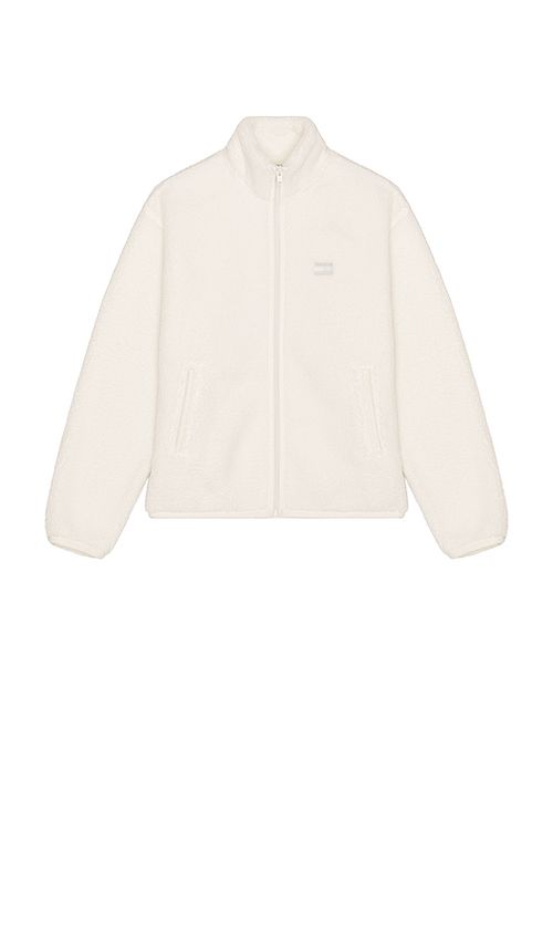 Tommy jeans chaqueta de tejido estilo osito de peluche badge en color blanco S también en L, M, XL/1X