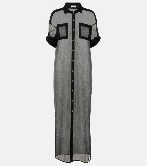 Mika mesh shirt dress