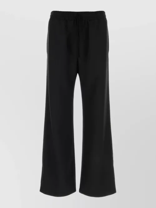 Valentino Garavani - wide leg polyester trousers back pocket