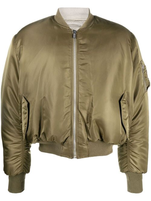 Zip-up bomber jacket - Green