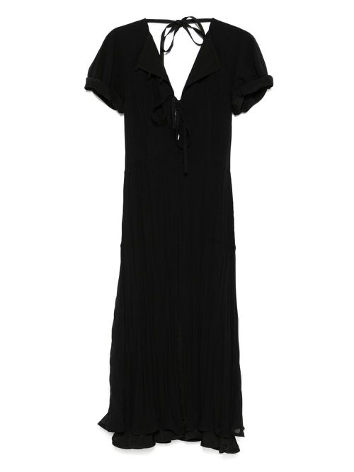 Jil Sander layered maxi dress - Black