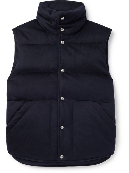 Lucio Quilted Storm System® Cashmere Down Gilet