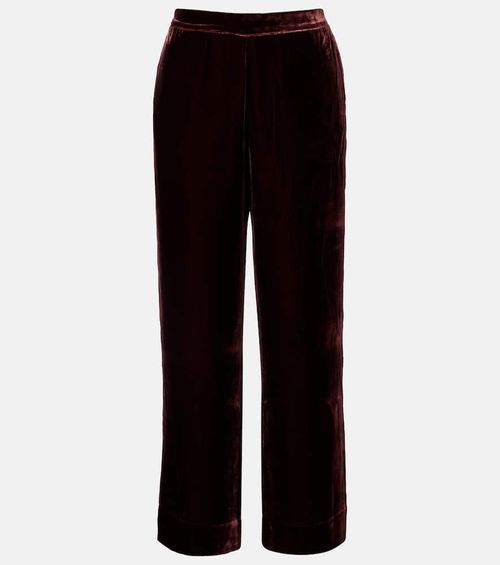London velvet pajama pants