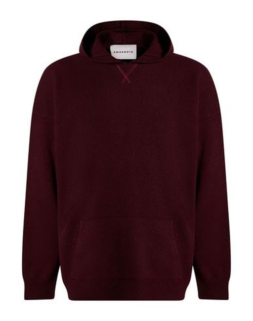 Man Sweater Garnet Size M Wool