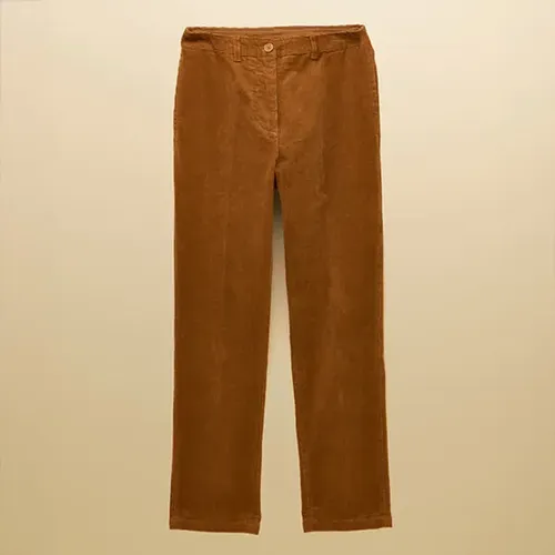 Joules Tan Brown Calla Corduroy Trouser