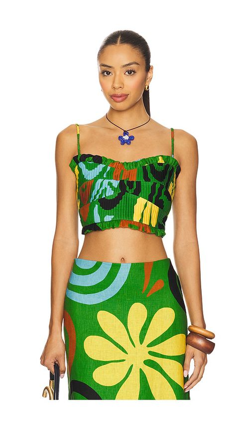 Cala de la Cruz Victoria Top in Green. M. Also in