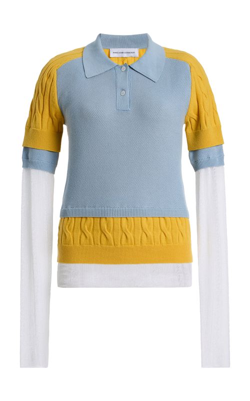 Polo All In Cotton-Wool Top - Moda Operandi