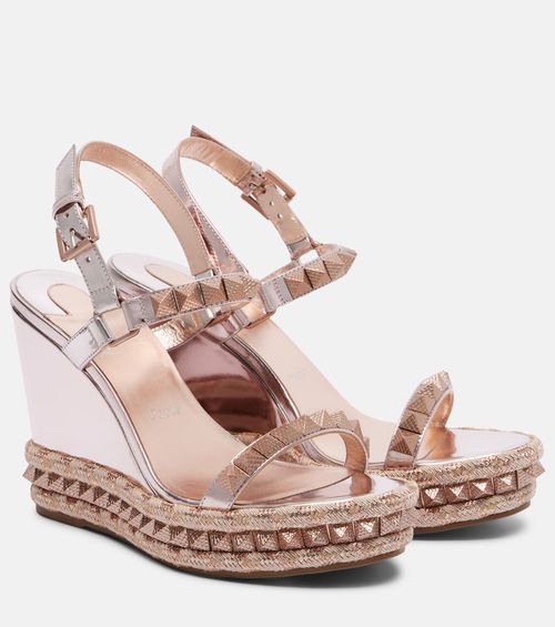 Pyraclou 100 leather espadrille sandals