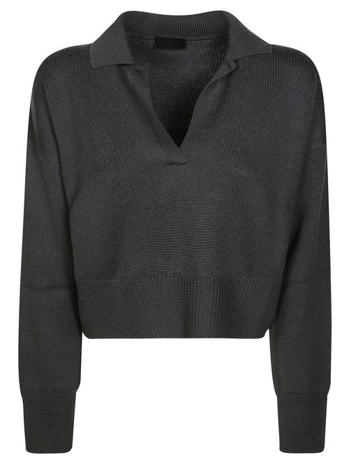 Women's Regular Fit Basic Wool Polo Shirt