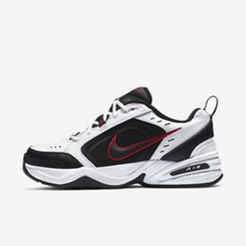 Nike Men's NIKE AIR MONARCH IV (4E) RUNNING SHOES -11; White / Metallic Silver-Midnight Navy