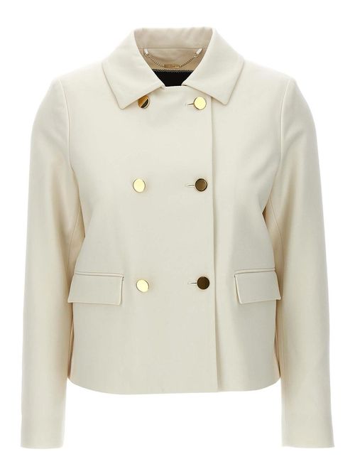 Cropped Double-Breasted Jacket